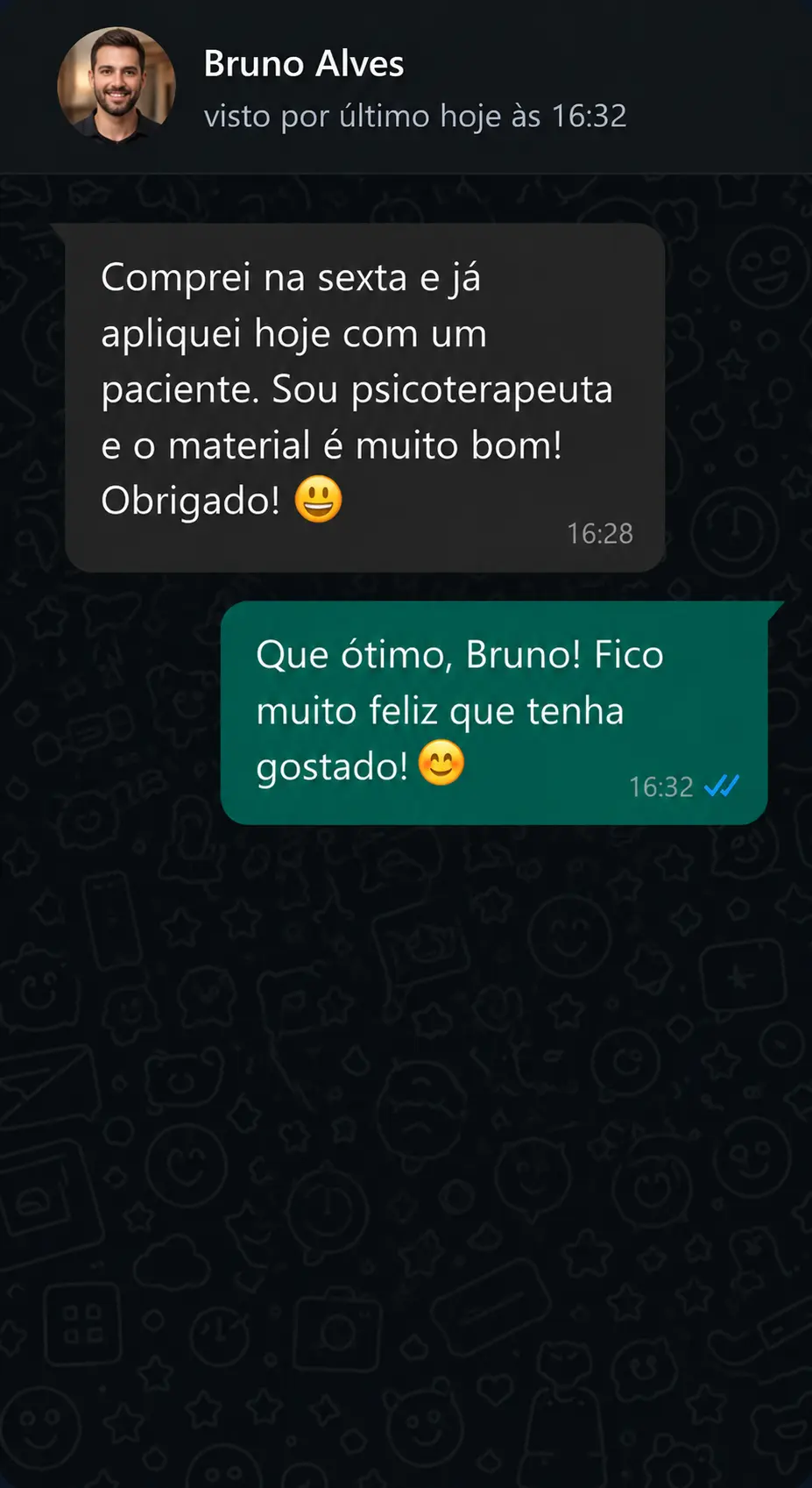 Conversa com depoimento sobre o material, 7 de 7